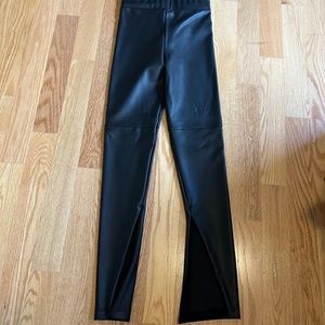 Black Alix nyc leather pants